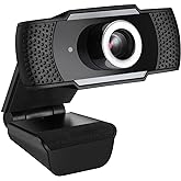 CyberTrack H4 Webcam 1080P HD USB Webcam with Built-in Microphone, Zoom Certified, Black
