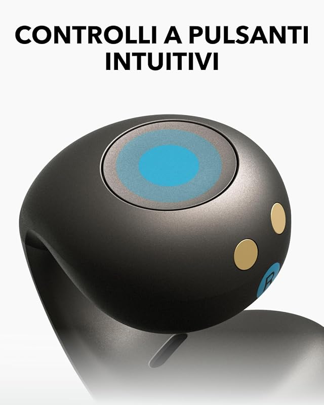 soundcore C40i di Anker, Cuffie Bluetooth Open Ear, Clip-On