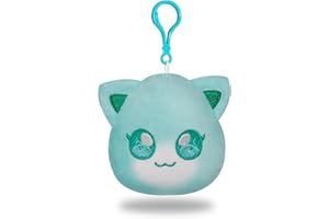 DUUGER MeeMeow Cat Plush Keychain Stuffed Animal Toy,Cute Decorative Plush Toy Accessory Fun Buddy for Kids Bag, Purse, Backpack, Handbag