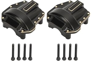2 PCS Axial Capra Treal Capra Brass Portal Covers Weights Steering Knuckles Rustproof for 1/10 RC SCX10 III SCX10 PRO Axle Ho