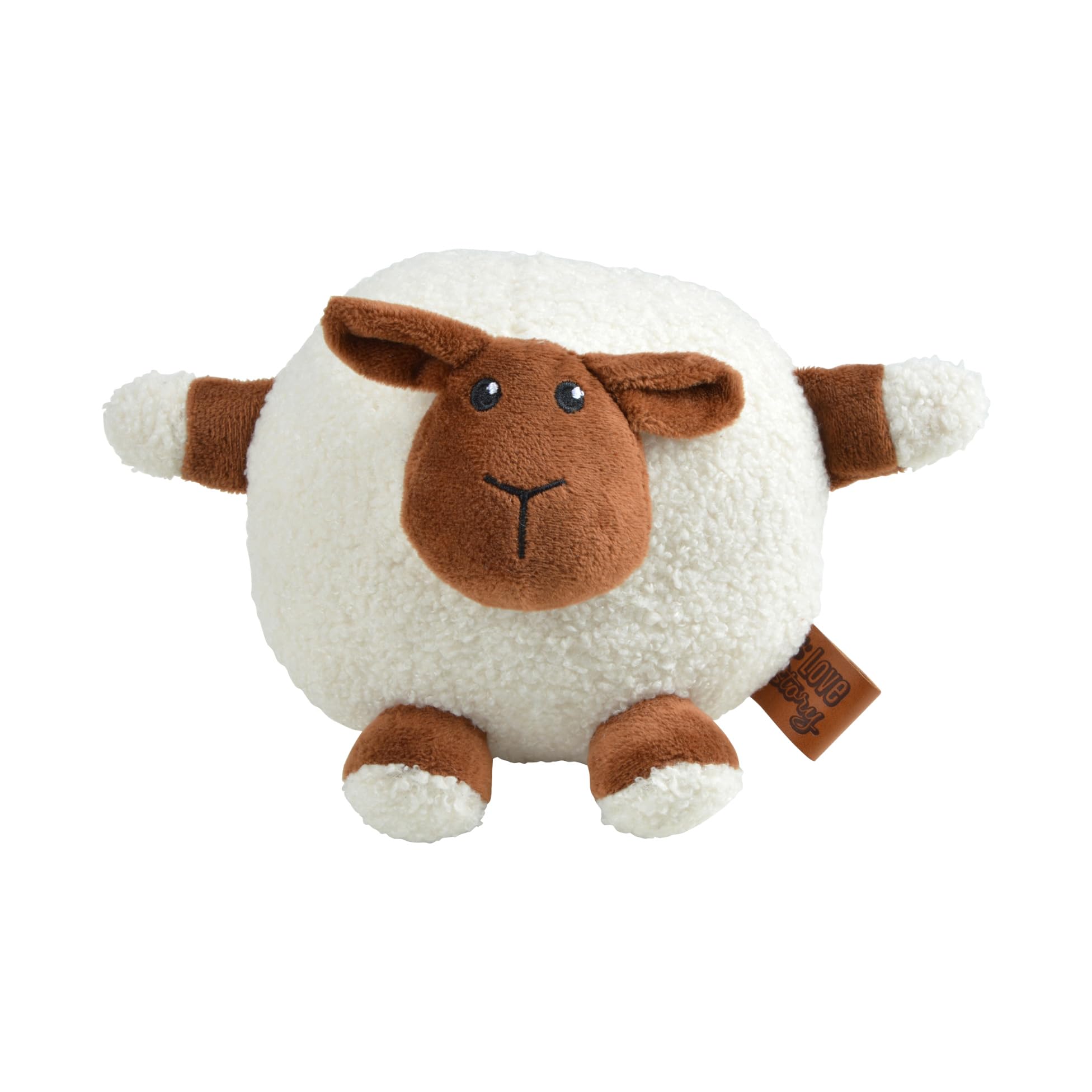 Wooly Dog Toy, Plush Ball, Sheep, Polyester, 14 x 20 cm