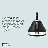 Morphy Richards Venture Pyramid Kettle Black 1.5L 3kW Rapid Boil view 4