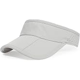 Sun Visors for Women Men Adjustable Folding Cap Running Golf Tennis | Foldable Portable Brim,Breathable,Quick-Dry,UPF 50+ Cooling Visor,Stylish Sun Hat for Golf,Running and Outdoor Activities