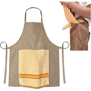 Chef's Prank Apron for Men, Sneaky Cooking Apron with Hidden Surprise | Funny Aprons for Men, Funny Gag Gift, Large Towel