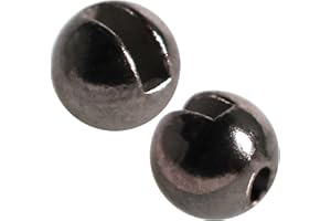 Temorah 35 Colors 2.0-6.4mm Slotted Tungsten Beads for Fly Tying