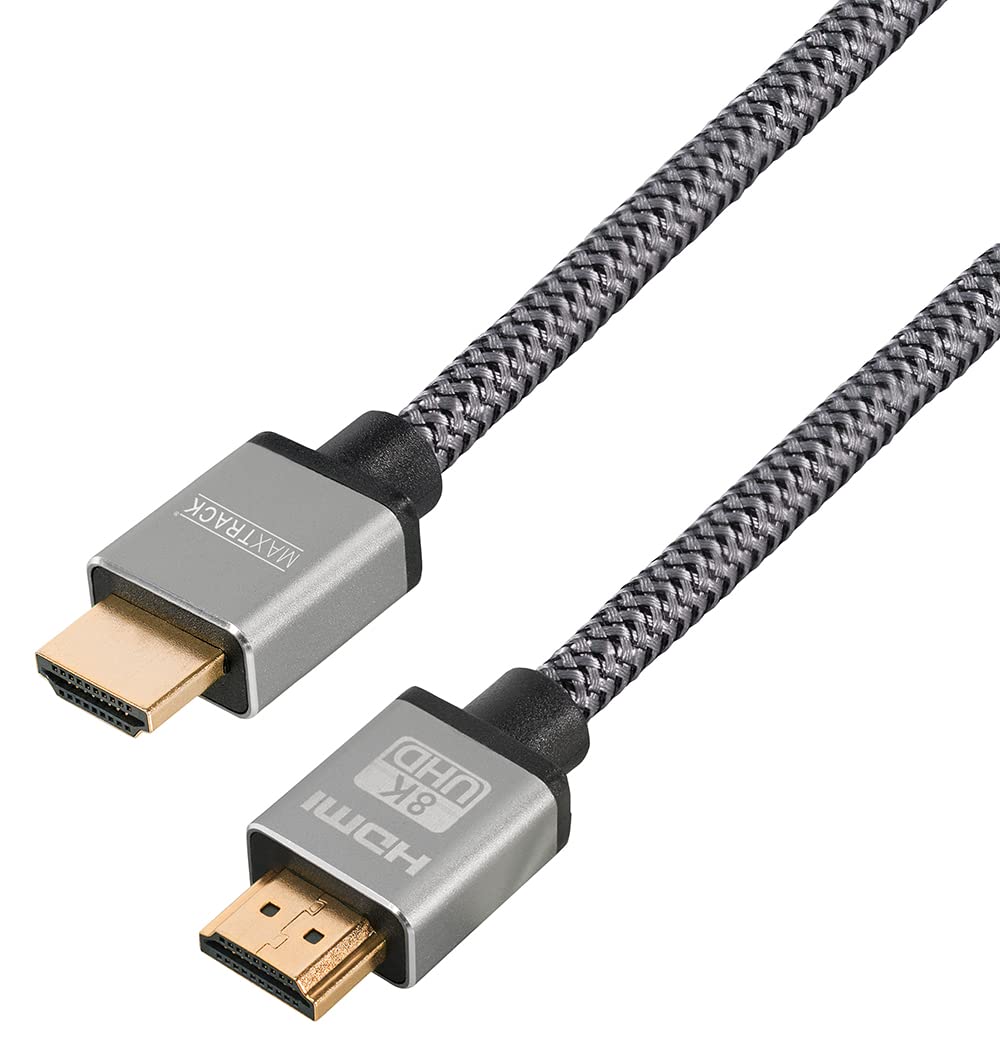 Maxtrack HDMI® 2.1 High Speed Cable 8K @ 60Hz / 4K @ 120Hz 1.5 m Gaming TV Blueray