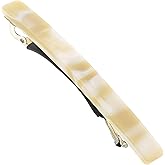 Camila Paris CP3150 French Hair Barrettes Clips for Women Handmade Small Girls Side Slide-in Barrette Clip, Hair Accessories for Women. Strong Hold No Slip Grip Fashion Durable Styling, Made in France