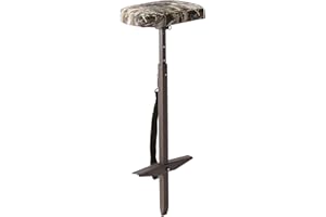 TR Mud Seat, Padded Camo Marsh Seat, Folding Hunting Seat, Waterfowl Duck Hunting Gear, Outdoor and Camping Gear