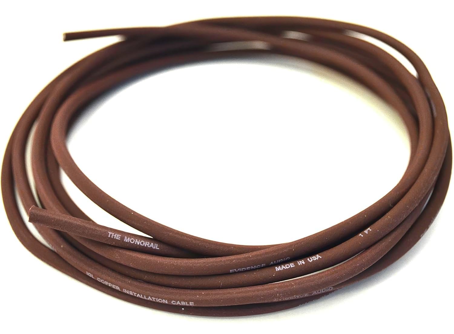Evidence Audio Monorail - 20 feet Bulk Cable - Burgundy (by E.A.R.S. PRO Audio)
