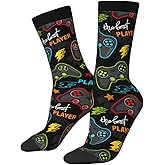 AOWULA Funny Crazy Socks for Men/Women Gifts,Unisex Novelty Casual Crew Socks