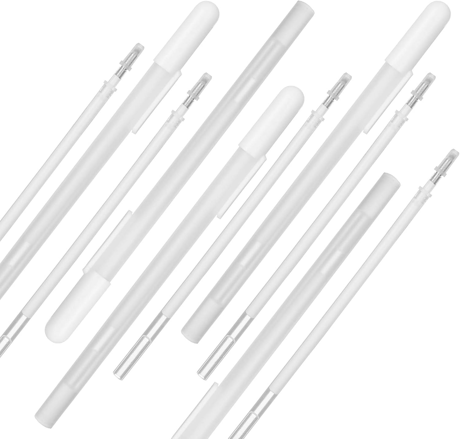 Popuppe 10 Pcs White Gel Pens Set