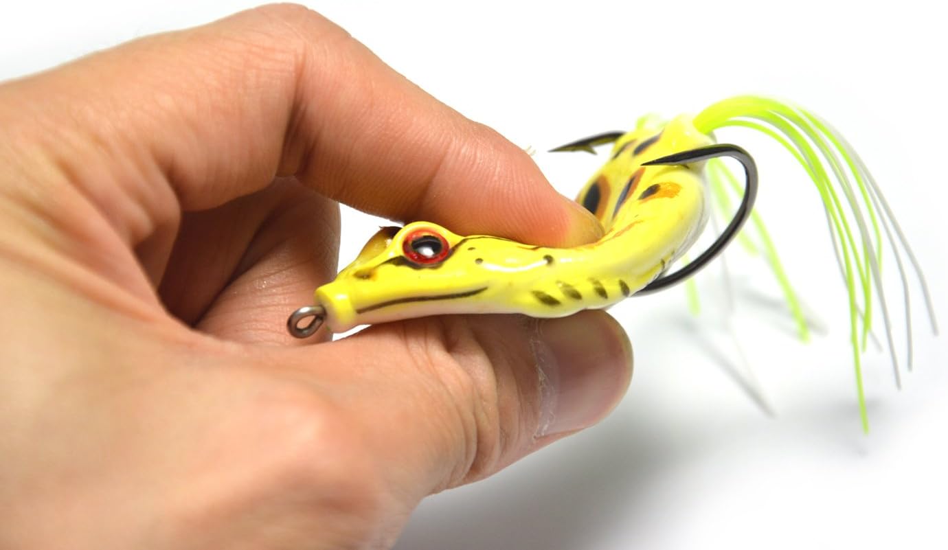 Supertrip Topwater Frog Crankbait Tackle Crank Bait Bass Soft Swimbait Lures Crankbaits Baits Hard Bait Fishing Lures Color 6pcs : Sports & Outdoors