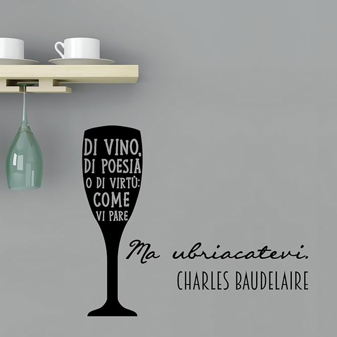 title=Adesiviamo® Charles Baudelaire di Vino di Poesia o di virtù Come VI pare ma