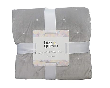 grey velvet cot