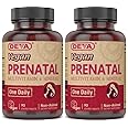 DEVA Vegan Vitamins Prenatal Multivitamin & Mineral - One Daily - 90 Vegetarian Tablets - Pack of 2