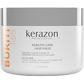Kerazon Professional Hair Mask Anti Frizz Keratin Care, Moisturizing, Deep Hydration for Dry Damaged Hair Buriti Liss