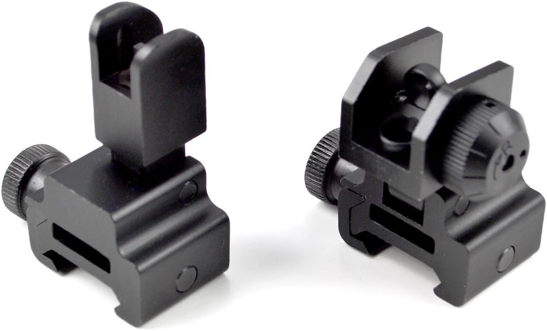 DYZ AR15/M16 Front And Rear Flip-up Sight Combination