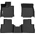 orealtrend Black Floor Mats Compatible with Lexus NX 2022 2023 2024 All Weather Custom Fit Front Rear Car Floor Liners Waterproof Odorless