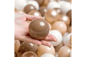 TRENDPLAY Plastic Balls for Ball Pits - Pack of 100 Hollow Balls- Safe and Exciting Playtime - Perfect for Toddler Baby Pools,Party,Festival Decoration