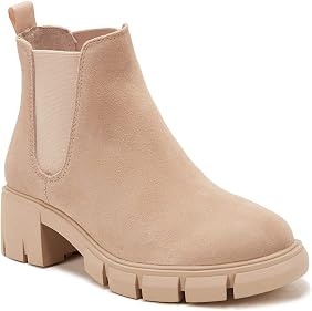 Lug Sole Platform Ankle Booties Chelsea 
