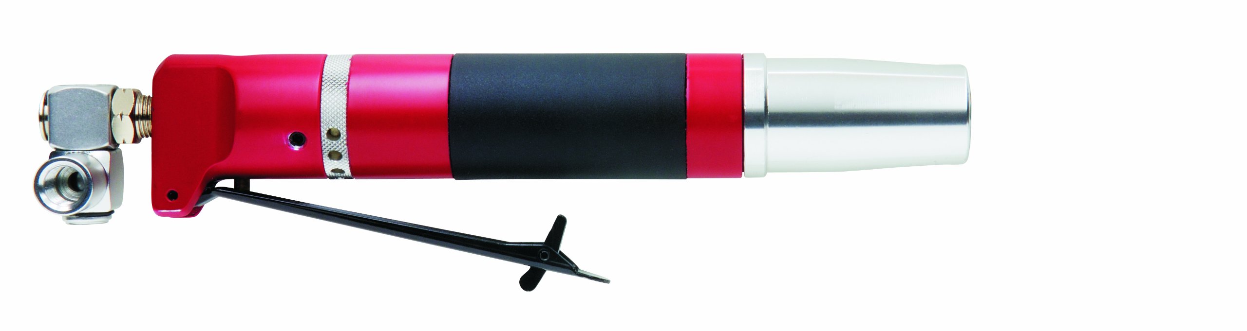 Chicago Pneumatic CP9710 Air File - 0.4" (10mm) Stroke with Lock-Off Lever, 360° Swivel Air Inlet, 4 Files Included (Flat, Half Round, Round, Triangular)
