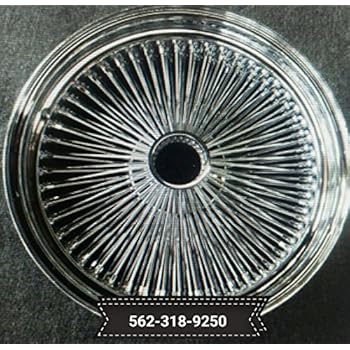 18X8 STD 100 SPOKES CHROME WIRE WHEELS