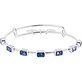 Alex and Ani November Birthstone Emerald Cut Bangle