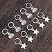 Lurrose 35pcs Vintage Silver Braid Headdress Unisex Dreadlock Round Ring Hair Braid Jewelry Leaves Star Pendants Hair Clips Hair Decorations