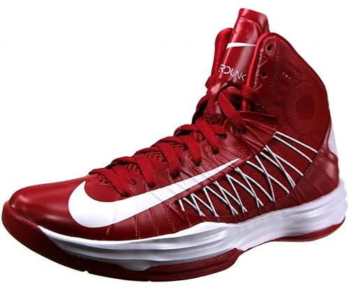hyperdunks red and white