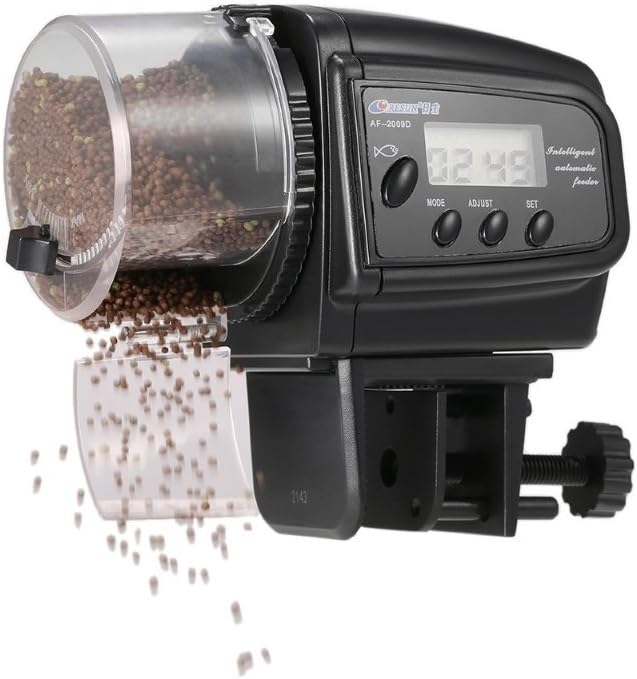 AUTOMATIC LCD DISPENSER RESUN - Automatic feeders to feed your aquarium animals when you are away from home