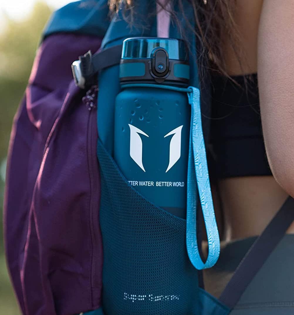 Super Sparrow Trinkflasche - Tritan Wasserflasche - 750ml - BPA-frei - Ideale Sportflasche - Sport, Wasser, Fahrrad, Fitness, Uni, Outdoor - Leicht, Nachhaltig 8