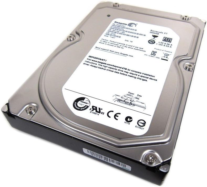 Seagate ST33000651AS 3TB 3.5" SATA 6Gb/s 7200RPM 64MB Internal Hard Drive