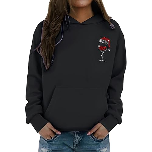 cardigans for women uk, Christmas Jumpers for Women Fall Long Sleeve Shirts Ladies 2025 Crew Neck Fashion Hoodies Casual Long Sweatshirt Tops Sweaters Winter Casual Outwear Pullover Outfits