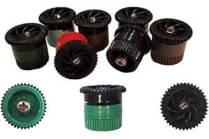 Modtek Replacement Pop UP Sprinkler Heads for RainBird, Hunter, Orbit Pop Up Sprinklers, Sprinkler Color May Vary.(10, 15AN)