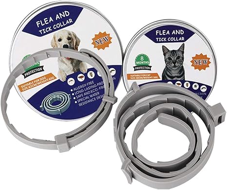 Amazon Co Jp ペットの虫除け円 猫の犬のノミワーム撥襟猫のダニの襟 ホーム キッチン