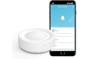 SENCKIT WiFi Smart Siren Alarm: 100db Sounder, App Control, Wireless Burglar Alarm, Compatible with Alexa