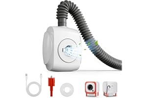 petstarlet Self Cleaning Litter Box Exhaust Fan, Quiet Exhaust Fan for Cat Litter Box, Compatible with Multiple Litter Box Mo