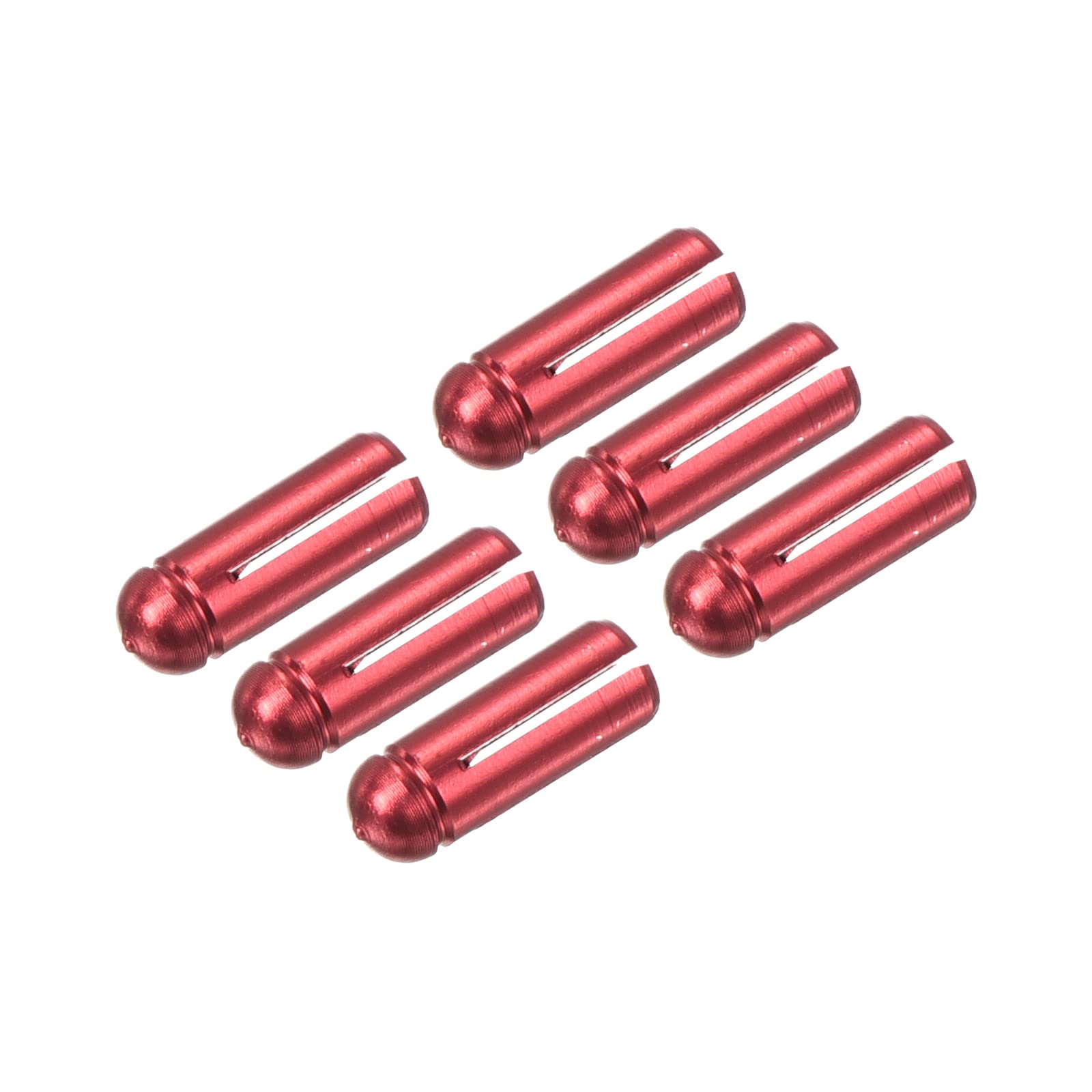 PATIKIL Dart Flight Protectors, Aluminum Alloy Dart Accessories Wing Savers for Steel & Plastic Flights - 6 Pack (Red)