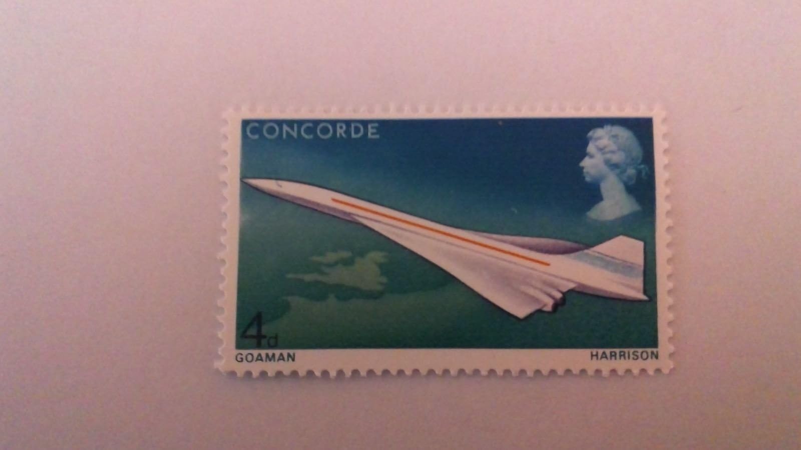TGBCH 4d Stamps Mint Never Hinged MNH (Concorde in Flight 4d (March 3 1969))