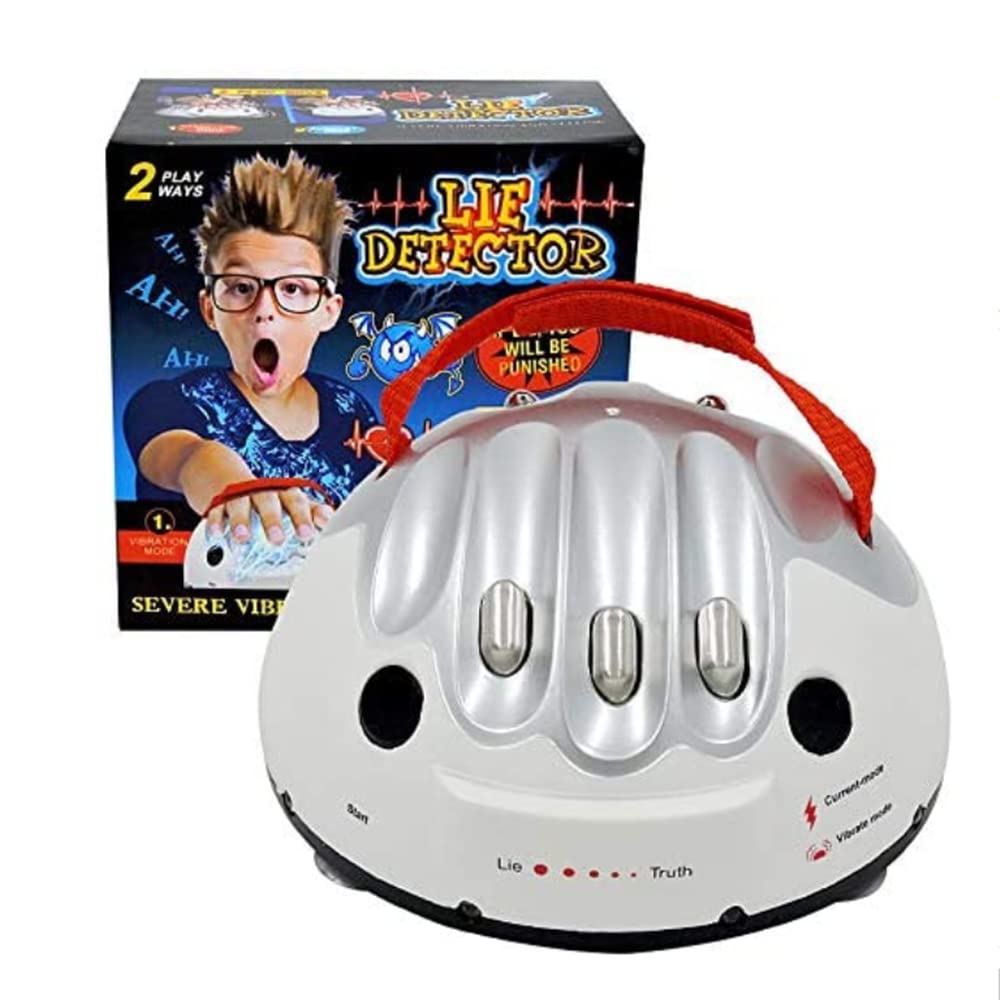 NatureMan Micro Electric Shock Lie Detector, Shocking Liar Party Game Interesting True or Dare Game Lie Detector Joke Toys Polygraph Entertainment Shock Game,The Best Gift for Truth Game Toys