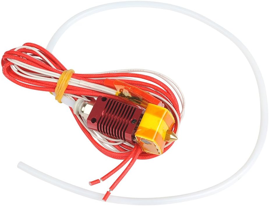 YOTINO Original CR-10 Replacement Hotend Assembled MK10 Extruder Kit for CR-10 CR-10S CR-10S4 CR-10S5 3D Printers, with Aluminum Heating Block, 12V 40W Heating Tube, NTC Thermistor, 1.75mm