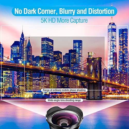 image for Proyou Phone Camera Lens Kit 2 in 1 Pro Camera Lens Kit 15X Macro 5K H
