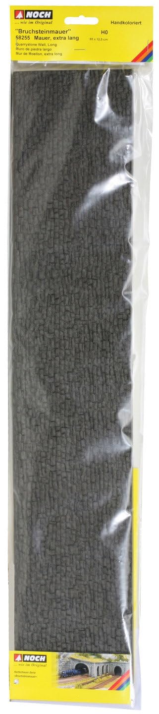 Noch 58255 65 x 12.5 cm Quarrystone Wall Landscape Modelling (X-Large)