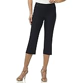 Rekucci Women's Ease into Comfort Capri with Button Detail