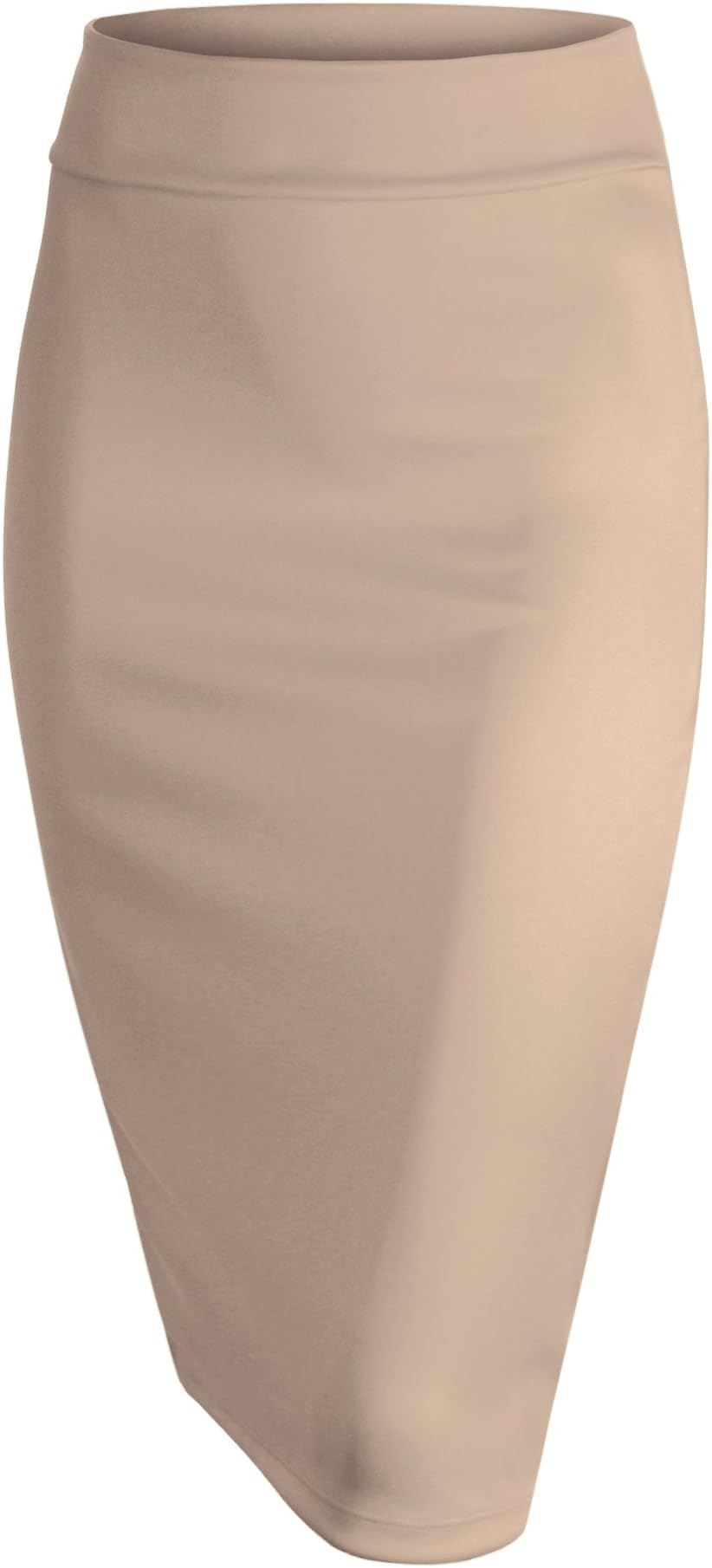 Womens Slim Fit Midi Pencil Skirt - Made in USA