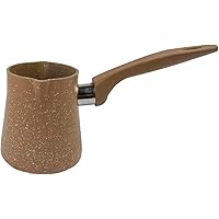 Granite Turkish Coffee Pot, Greek Arabic Coffee Maker, Unique and Modern Design, Jezve Ibrik Briki for the Stovetop (11…