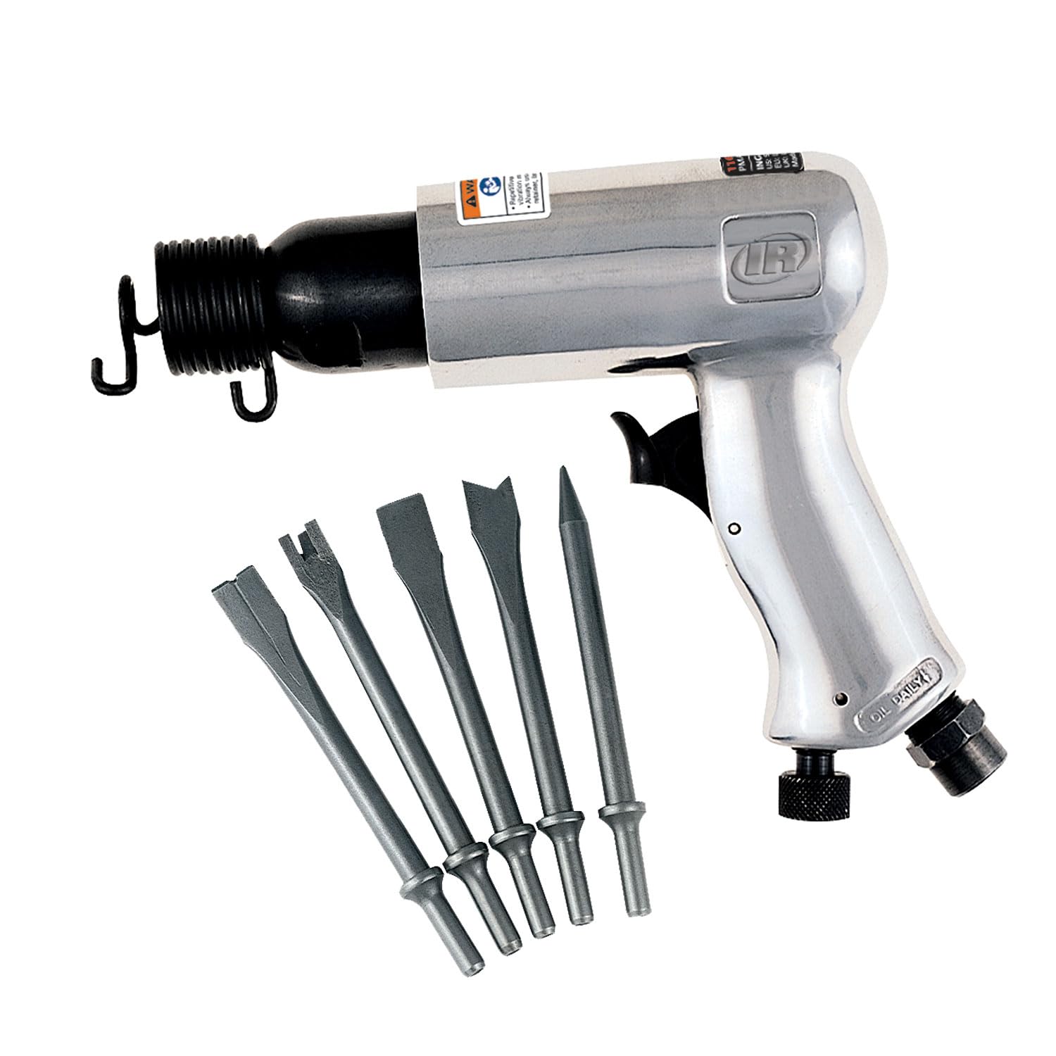 Ingersoll Rand 116 Standard Duty Air Hammer, 116K - Tool plus 5 Piece Chisel Set