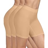 BESTENA Slip Shorts for Under Dresses Seamless Smooth Workout Yoga Bike Shorts for Women