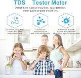 Flintronic TDS Meter 2-in-1 Water Tester, Temp/EC, 2% Accuracy, ABS Beige view 6