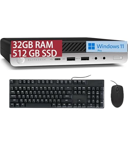 Amazon.com: HP EliteDesk 800 G5 Mini Desktop Computer, Core i5
